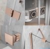 Radaway Essenza Kdj Brushed Copper kabina 100x75cm lewa szczotkowana miedź 1385040-93-01L/1384049-01-01